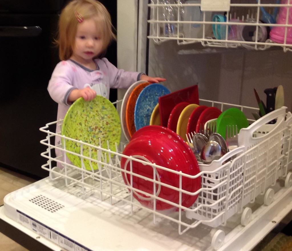 I can empty the dishwasher in less than 30 seconds!